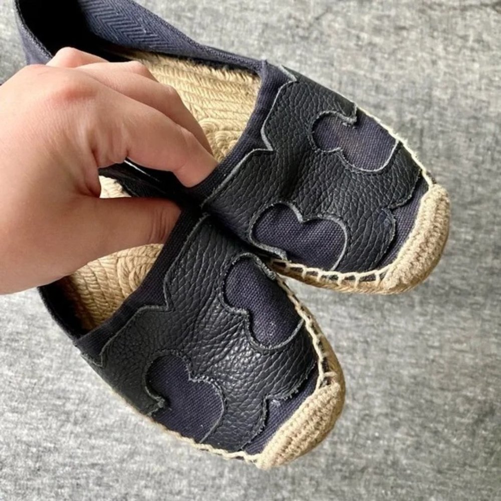 Tory Burch Navy Espadrilles - Picture 4 of 5